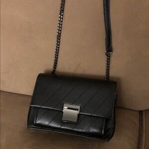 Black Crossbody Shoulder Bag - Sleek Everyday Style